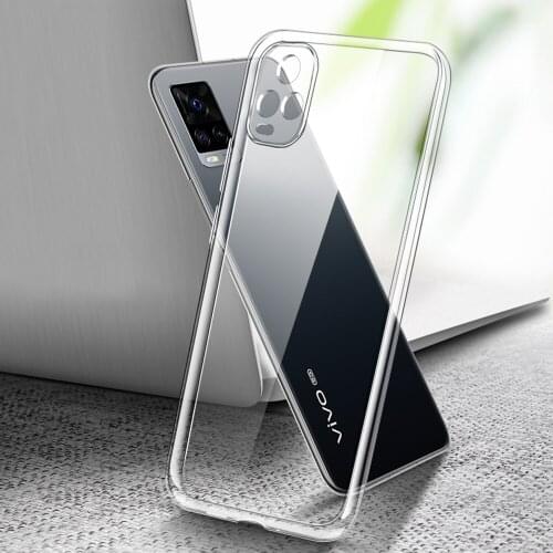 High Quality Soft Clear Case for VIVO iQOO U3 U3X Standard 5G Global Camera Protective Transparent Phone Back Cover iQOOU3 X Bag