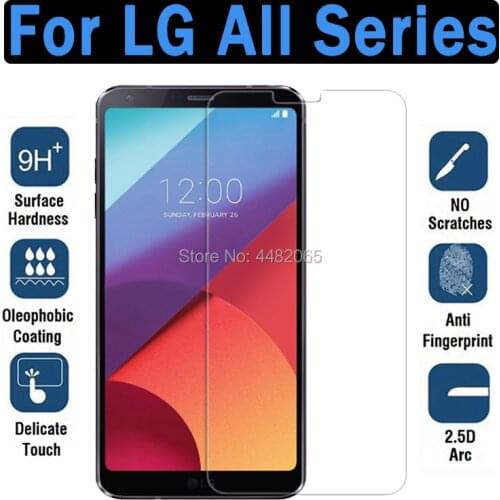 2pcs Protective glass on for LG X Power 2 tempered glas v10 v20 g5 g6 g7 q6 k20 k10 k8 screen protector protection film 20k