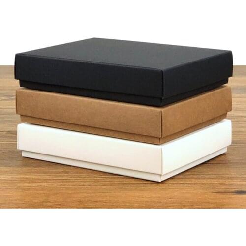 10pcs Black/White Thicken Kraft Paper Packing Gift Boxes DIY Candy/Wedding/Party/Crafts/Gifts/Candy Storage Boxes Aircraft Box