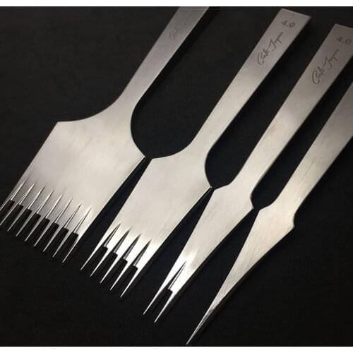 2.45 2.7 3.0 3.38 3.85 4.0mm Leather Punching Claw Hitting pricking Iron High quality custom-1 piece