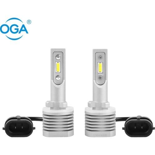 OGA 2PCS LED 880 881 H27 Fog Light Bulb Mini CSP Chip Car Light 6500K White 12V 24V 3000LM Auto Fog Lamp Car Accessories