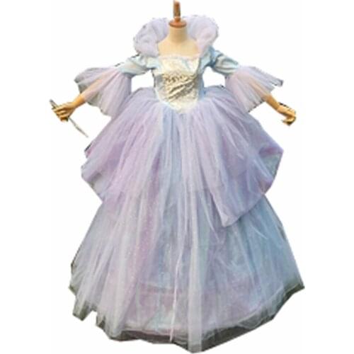 2018 Custom Made Adult Women Oneline Fairy Godmother Dress Cosplay Fairy Godmother Costume