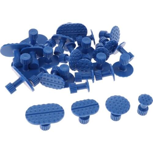 30Pcs Paintless Dent Removal Puller Tabs Dent Repairs Tools Set Glue Pulling Tabs Auto Body Kits Car Dent Repair Accessories