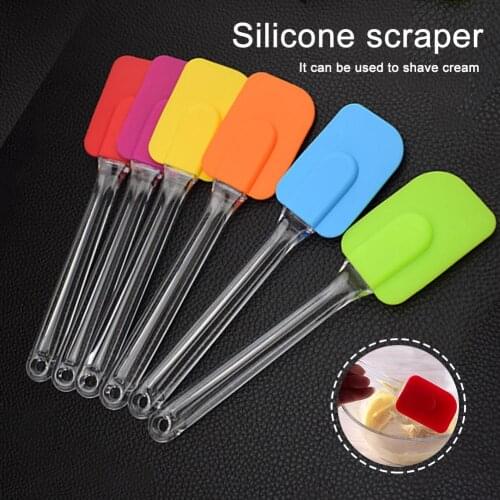 40# Kitchen Utensil Reusable Silicone High Temperature Resistant Cake Cream Scraper Spatula Kitchen Supplies Scraper