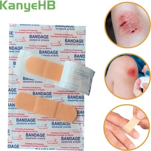 50Pcs Medical Emergency Band-Aids Waterproof Breathable Cushion Adhesive Plaster Wound Hemostasis Sticker First Aid Bandage A274