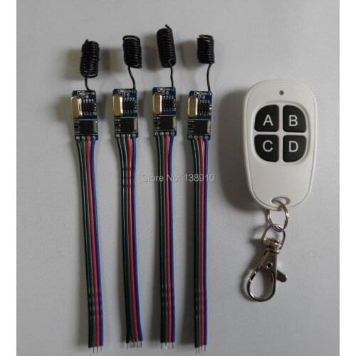 Wireless Remote Control Switch 433mhz 3.7v 4.5v 5v 6v 9v 12v Micro Receiver Switch+ Transmitter DC3.5V-12V Wide Voltage 1A Mos