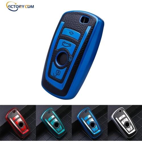 Car Key Case Cover for BMW 520 525 f30 f10 F18 118i 320i 1 3 5 7Series X3 X4 M3 M4 M5 E34 E90 E60 E36 Fob bag key chain