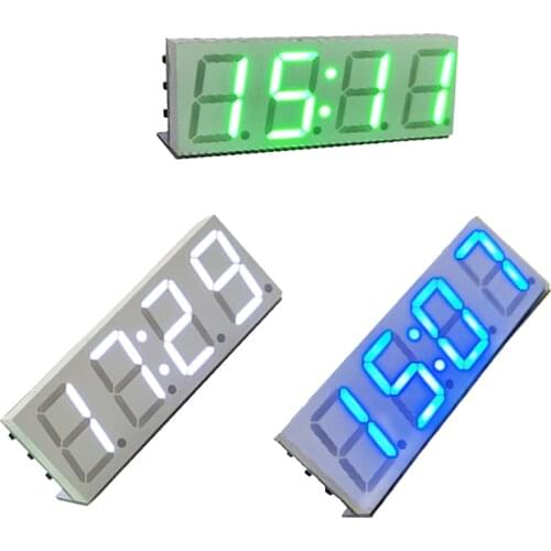 XY-clock Digital Electronic DIY Wifi LED Timer Clock Kit 4 Digit Display 5V Car Clock Support Mciro USB Type-C