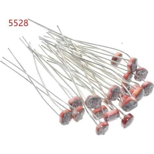 50PCS LDR Photo Light Sensitive Resistor Photoelectric Photoresistor 5528 GL5528
