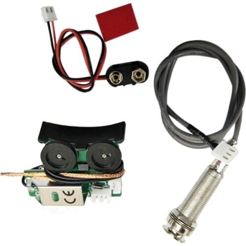 HOT Under Saddle Piezo Pickup Onboard Preamp System for Acoustic Guitar