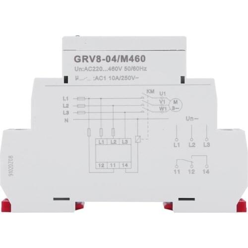 GRV8-04 M460 3-Phase Voltage Monitoring Relay Phase Sequence Phase Failure Protection Voltage Control Relay
