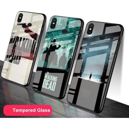 The Walking Dead Tempered Glass Phone Case For Redmi Note 5 6 7 8 9 Pro Note8T Note9S Redmi8 9 Cover Shell