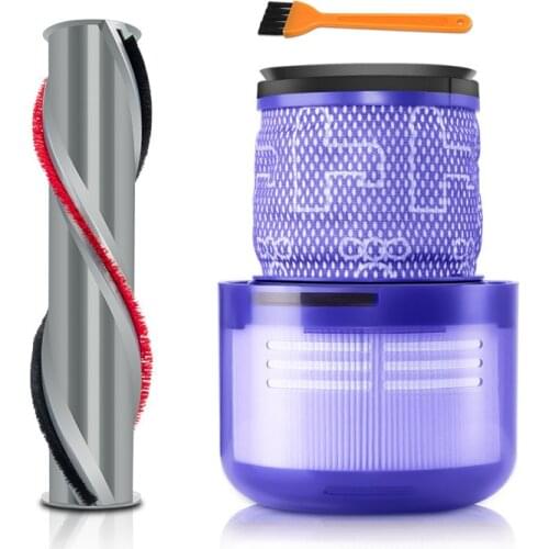 AD-Robot Vacuum Cleaner Brush Roll Brush Bar Washable Filter Unit Replacement Kit for Dyson Vacuum Cleaner V11