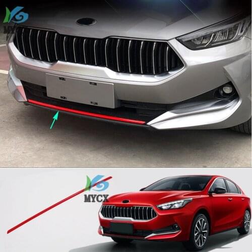 For Kia Cerato New generation K3 2019 Front bumper Cover Trim Decoration ABS Chrome Car Accessories Auto Styling