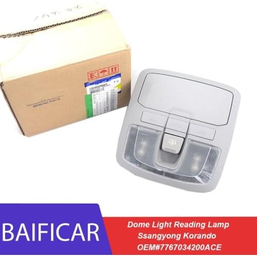 Baificar Brand New Genuine Dome Light Reading Lamp Sunroof Switch Car Glasses Case 7767034200ACE For Ssangyong Korando