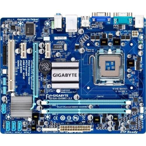 P5G41T-M 1.5V DDR3 DIMM Socket 775 Computer Motherboard 8 GB Free CPU P5G41 Dual Channel Motherboard