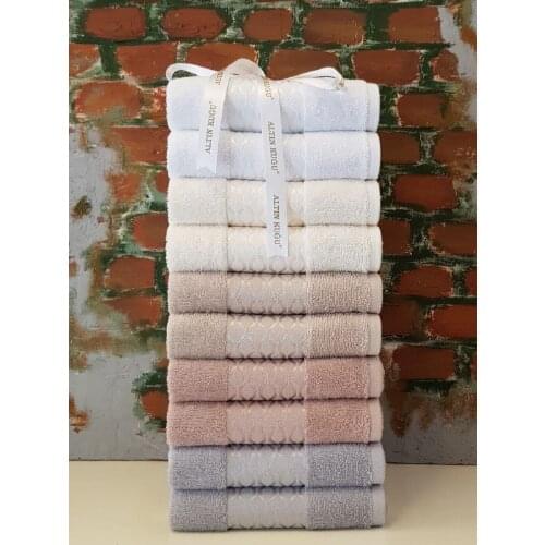 Hand Towel 10'lu - 10 Pcs Cotton Face Towel Size 80x100 Quality Healthy