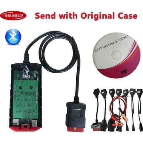 Professional Automotive Obd2 Scanner Cars VD ds150e CDP for Delphis Bluetooth 2017R3 Keygen odb2 Auto Diagnostic Repair Tools