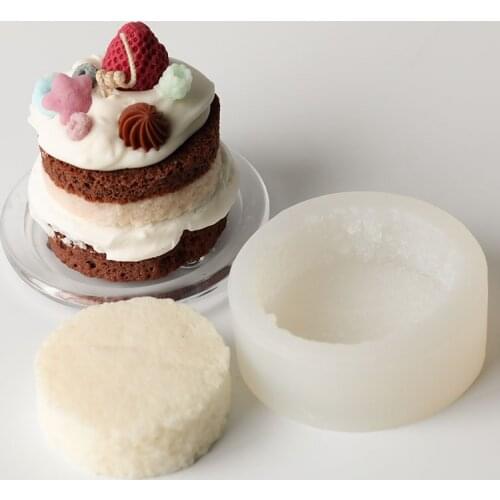 Diy Cake Candle Decoration Silicone Mold Donut Circle Resin Mold Chocolate Biscuit Mold Cake Decorating Tools Pastry Tools