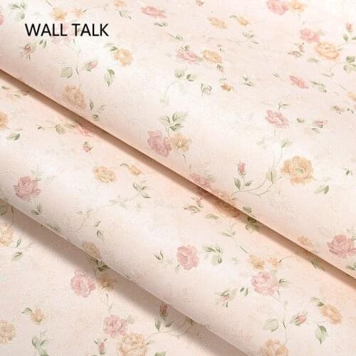 Modern Pastoral Small Florals PVC Wallpaper for Living Room Bedroom Home Decor Vinyl Flowers Wall Paper Rolls