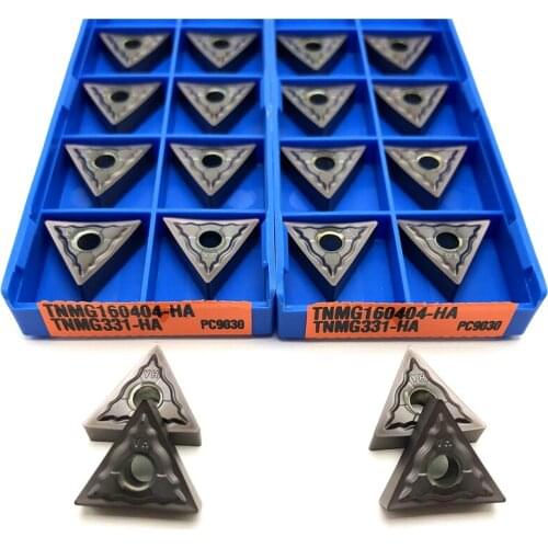 TNMG160404 TNMG160408 HA PC9030 Carbide Inserts External Turning Tool Turning tools For Stainless Steel CNC Metal cutting tool
