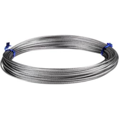 PVC Plastic Coated Stainless Steel 304 Wire Rope Cable 1MM-6MM Diameter After Coating