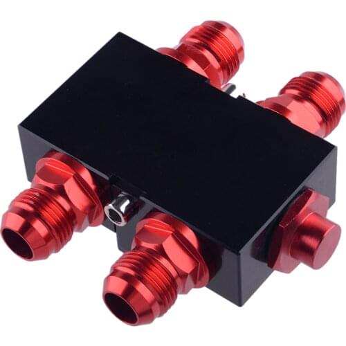 Universal Car Oil Filter Cooler Thermostat Sandwich Adaptor With AN10 Connector Accessories