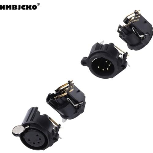 High quality A206A210A MODEL 100pcs/lot XLR Female male PC Chassis Panel Mount Socket xlr female male connector