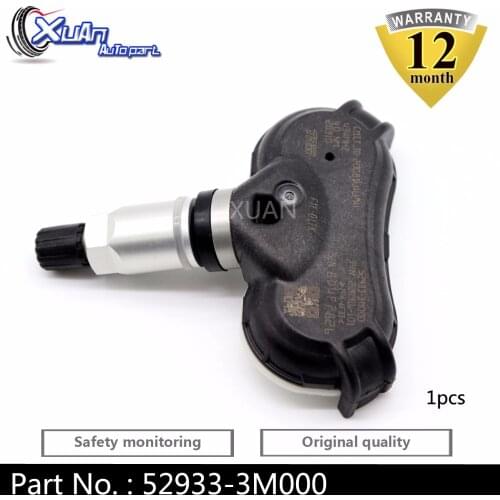 XUAN 1 PCS Tire Pressure Monitor Sensor 52933-3M000 TPMS For KIA Mohave Rio Sportage Hyundai C-Green 434Mhz 2010-2017