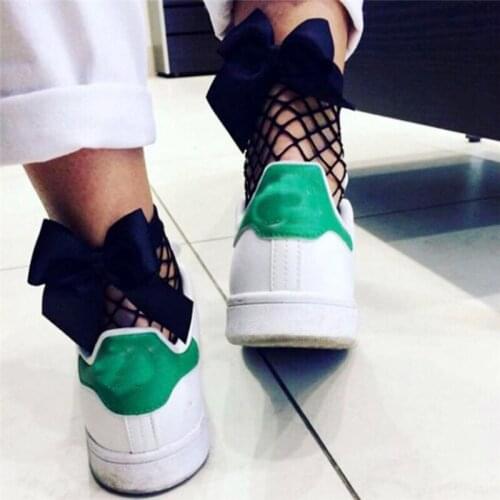 2020 Fashion Elegant Fishnet Short Socks Ruffle Bow Summer Lace Ankle Socks Sexy Black Mesh Sock Drop Shipping new arrive