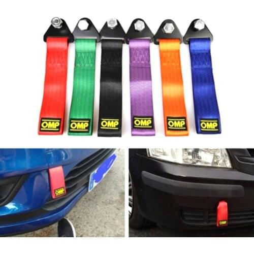 22 * 5cm Car Modified Trailer Rope Trailer Towing Belt 2 Inch Trend Color Trailer Rope High Strength Nylon Rope Universal