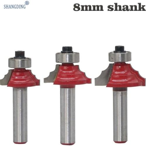 8 Crank Knives Carpentry Milling Slotting Tool Trimming Machine Cutter Both R Wire Knife Chamfer Knife Carving Mechanical Sword