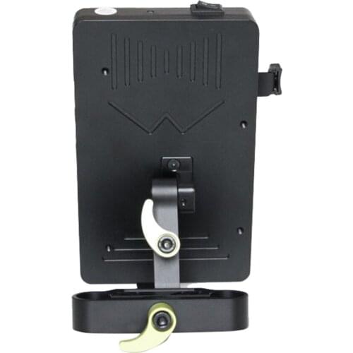 Andoer AD-VFU2 V-mount V-lock Power Supply Battery Plate System Kit USB for Canon DSLR Camera BMCC BMPCC Camcorder Monitor Mic