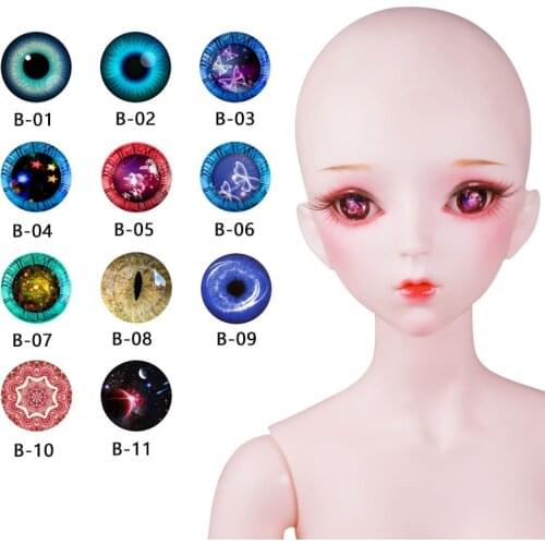 BJD Eyeball 14mm Acrylic plastic material eyes suitable for DBS 1/3 DF doll AS doll SD doll