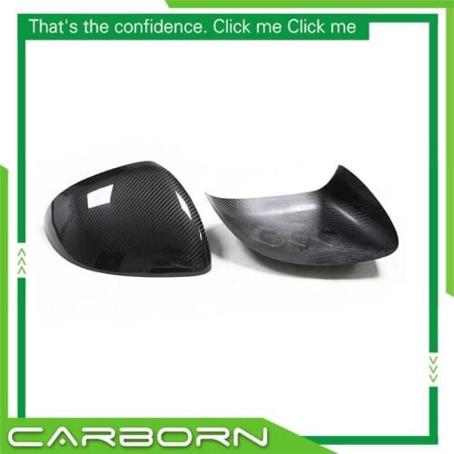 For-Mercedes-Benz 2021 New C-class S-class S400L W206 W223 Add on Style Dry Carbon Fiber Rearview Side Mirror Cover