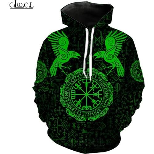 CLOOCL Newest Popular Viking Odin Tattoo 3D Print Men Women Hoodie Sweatshirts Harajuku Fashion Autumn Casual Tops Drop Shipping