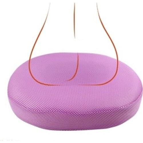 Breathable Memory Foam O-shape Seat Cushion Coccyx Orthopedic Chair Cushion for Office Anti-Hemorrhoids Prostatitis Prevention