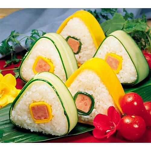 Triangle DIY Sushi Mold Nori Rice Ball Box Press Mold Onigiri Maker Kitchen Tool