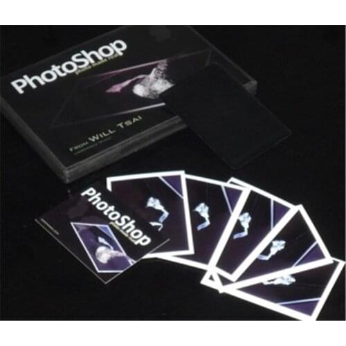 PhotoShop (Props And DVD) By Will Tsai And SansMinds Close Up Street Mentalism Classic Card Magic Tricks Magic Props