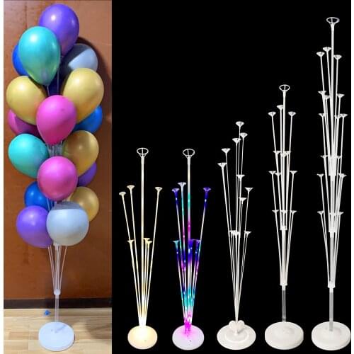 7/13/19Tubes Balloon Column Wedding Balloon Stand Ballon Holder Home Decor Birthday Party Decoration Kid Adult Air Globos