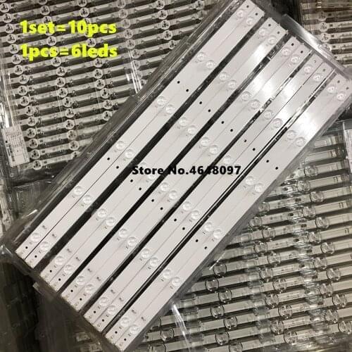 Kit 10 PCS 6LED 583mm LED backlight strip for LED55EC620UA SVH550AF2_6LED_REV02_150410 HD550DU-B5