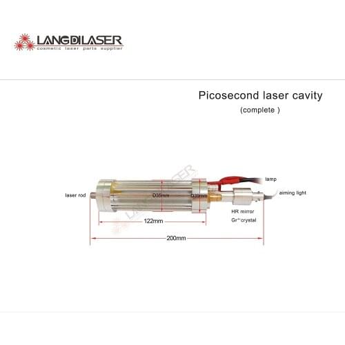Picosecond laser hand-piece cavity , ND:yag laser handle cavity , laser tattoo removal hand-piece cavity