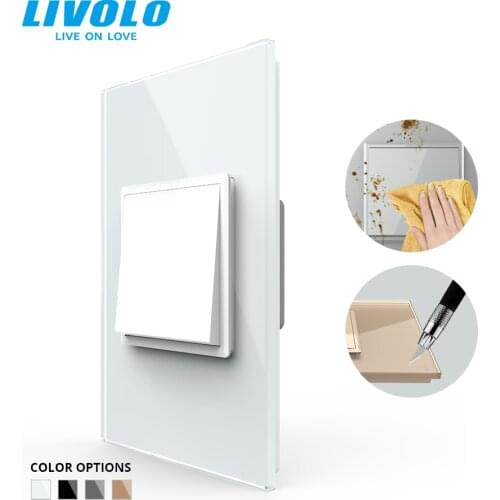Livolo US Standard Intermediate Key Pad Switch, Cross Through Multiple Control ,Traditional Mechanical Push Button Touch