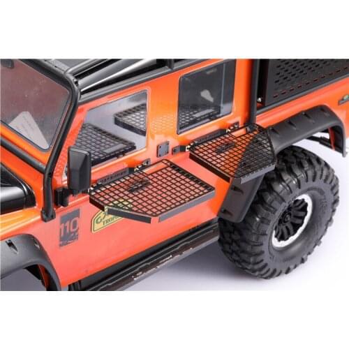 Metal door guard defend window camping table tool box for 1/10 Traxxas TRX-4 D90 D110