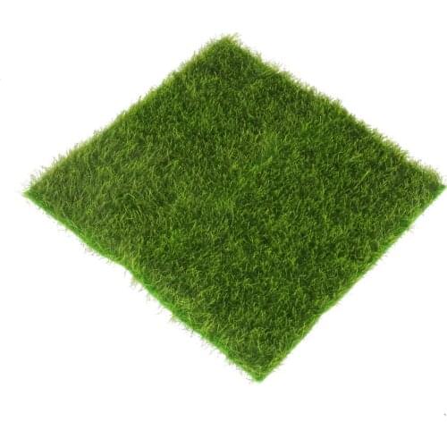 Miniature Moss Grass Lawn Real Touch Turf Fairy Garden Doll House Decor Nice