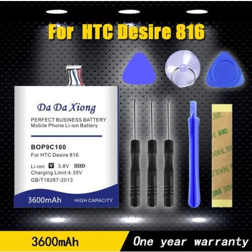 New Model [BOP9C100] Li-ion Phone Replacement Battery for HTC Desire 816 Phone 8S Rio A620D A620E A620T Cell Phone Battery