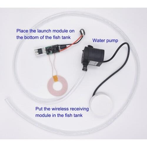 Water Cluster Box Fish Tank Wireless Power Supply Module