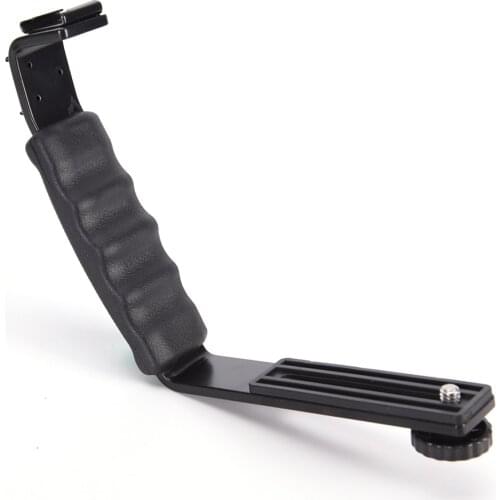 Practical Flash Camera Grip L Bracket Holder Hot Shoe Mount DSLR Holder Photography With 2 Standard Side Universal