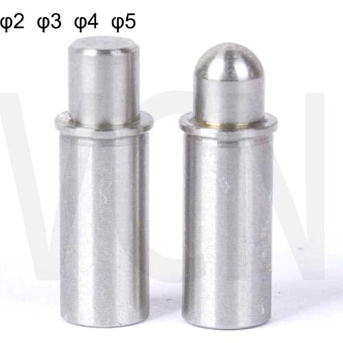 MPJS MPJL VCN510 Spring pins ,spring plungers,304 Stainless Steel pins ,short type ,body dia 2mm 3mm 4mm 5mm