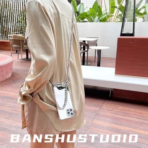 Luxury Mirror Love Metal Bracelet Crossbody Lanyard Cover for iphone 12 11 Pro Max MiNi XR X XS 7 8 6 6s plus SE Soft Back Case